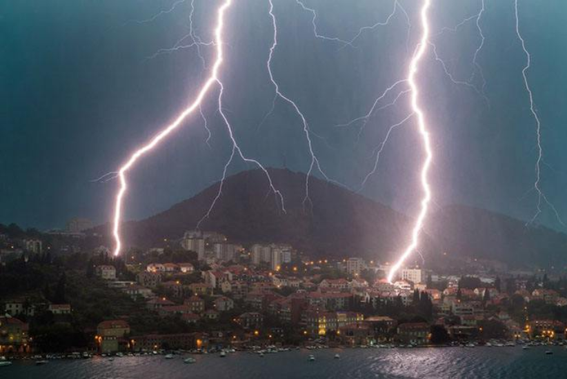 雷击对建筑物的破坏形式有4种